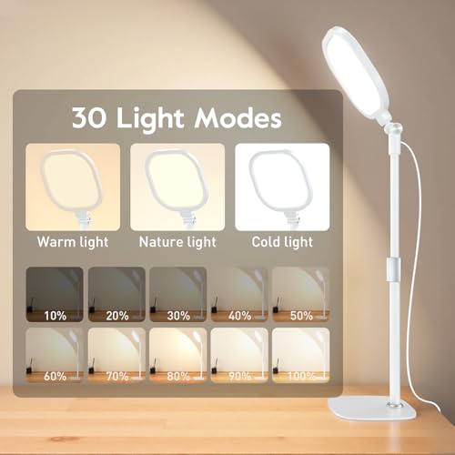 White 1Pack Video Conference Lighting for Zoom Meeting, Ring Light for Desk with Flexible Stand - size: White 1Pack