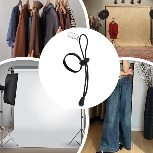 Black Background Clips for Photo Studio Video Backdrop, Multifunctional Muslin Background Clamps, 2 Pieces Photography Backgrounds Clips Holder, Tablecloth Fixing Tool, Wide Leg Pants Tightener