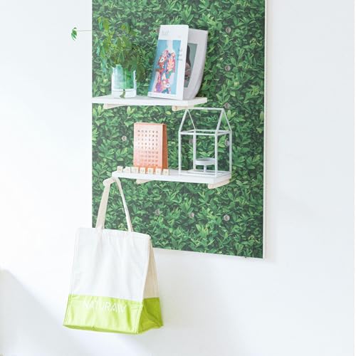 Main Street Peel and Stick Wallpaper Eco-Friendly Sheets 12 Pack, 11 X 16 Inch Plant Wall Design, Wall Mural for Home Decor, Removable Wall Decor Wallpaper Peel and Stick for DIY Projects - style: Plant Wall Design