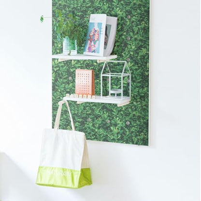 Main Street Peel and Stick Wallpaper Eco-Friendly Sheets 12 Pack, 11 X 16 Inch Plant Wall Design, Wall Mural for Home Decor, Removable Wall Decor Wallpaper Peel and Stick for DIY Projects - style: Plant Wall Design