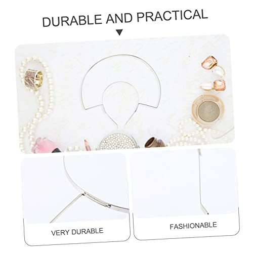 VICASKY DIY Easter Photo Prop Headband White Mary Crown Headdress Simple Structure Party Hair Decor for Beauty Pageants Banquets and Special Occasions