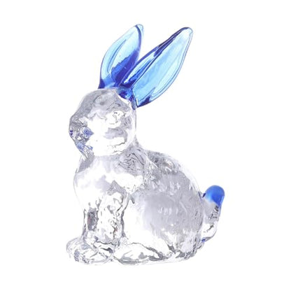 2X Figurine Decorative Figurine Bunny Statue Photo Props Tabletop Ornament Modern Statue for Office Bedroom Centerpiece