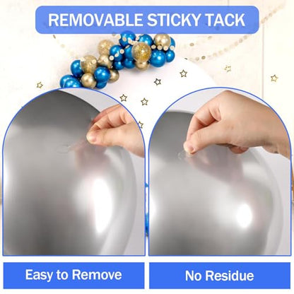 JANYUN 280 Pcs Mounting Putty, Double Sided Sticky Dots Removable Poster Putty Clear Sticky Tack for Wall Hanging Pictures Putty for Home Office Decor (20x10mm) - size: 0.79"x0.39" Square