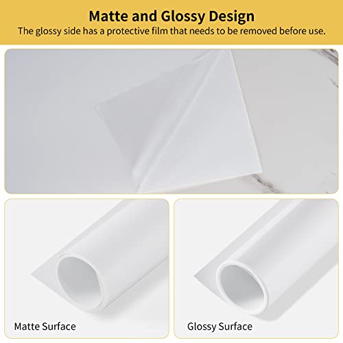 Meking 2Pcs 47.24x78.74 Inch PVC Backdrop, Matte & Reflective White/Black PVC Background Daul-Sided Vinyl Backdrops for Product Photography,Portrait Shoots and Photo Studio - color: 47.24x78.74in Black+White