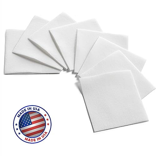 BloominGoods Disposable Linen-Feel Dessert and Beverage Napkins - Made In USA, Soft and absorbant cocktail Paper Napkins For Bar, Restaurant, Café, wedding Or Parties (200-Pack)