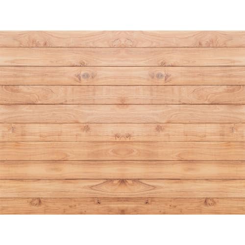 Wood Backdrop for Photography Rustic Natural Brown Wooden Floor Photo Background Newborn Baby Birthday Anniversary Photo Shoot Photography Portrait Booth Video Shoot Studio Props Vinyl 5x3ft - color: Khaki, size: 5x3ft