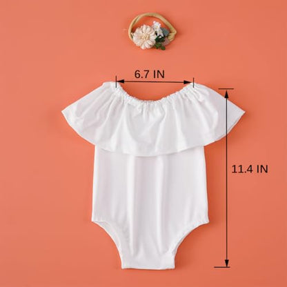 Newborn Photography Outfits Girl Baby Photo Tutu Dress Newborn Photoshoot Romper Baby Picture Lace Outfit - color: White7