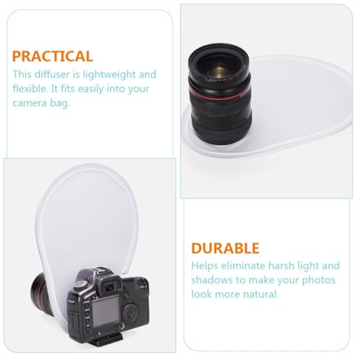 NUOBESTY 30cm Foldable Photography Reflective Board Light Diffuser Portable Mini Reflector for Still Life and Outdoor Studio Photo Lighting