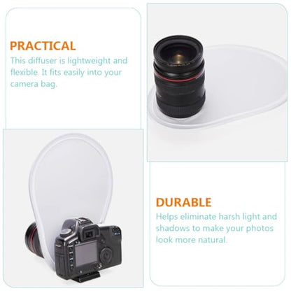 NUOBESTY 30cm Foldable Photography Reflective Board Light Diffuser Portable Mini Reflector for Still Life and Outdoor Studio Photo Lighting