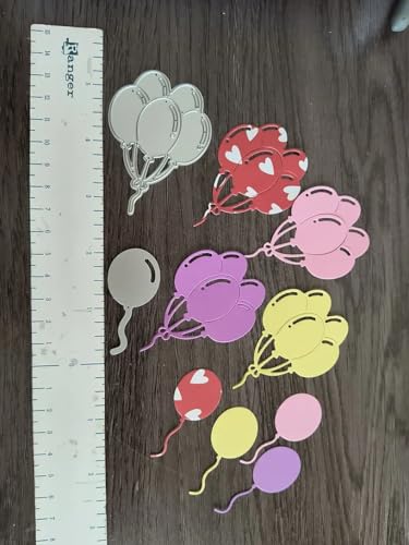 Lapoo Festivals Metal Cutting Die for Scrapbooking - Durable, Cut Stencils for DIY Scrapbook Photo Album Decorative Paper Card, Card Making Supplies, Embossing (Balloon 2.8 x 2.4 in) - style: Balloon 2.8 x 2.4 in