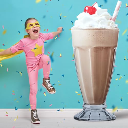 Jetec 5 Feet Chocolate Milk Shake Cardboard Cutout Stand up Life Size Ice Cream Candy Land Party Decoration Photo Props Backdrop Standup for Summer Pool Beach Baby Shower Wedding Birthday Party Supply - size: 5 feet, style: Chocolate Milk Shake