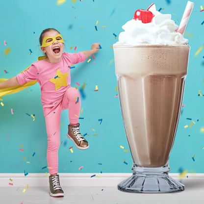 Jetec 5 Feet Chocolate Milk Shake Cardboard Cutout Stand up Life Size Ice Cream Candy Land Party Decoration Photo Props Backdrop Standup for Summer Pool Beach Baby Shower Wedding Birthday Party Supply - size: 5 feet, style: Chocolate Milk Shake