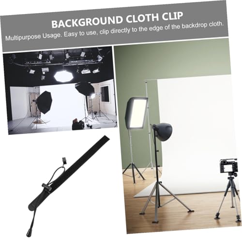 Alipis 6pcs Adjustable Photography Backdrop Clips Photo Clamps Holder for Studio Background Support Stand, Sturdy Spring Clamp Set for Professional Photo and Video Shooting