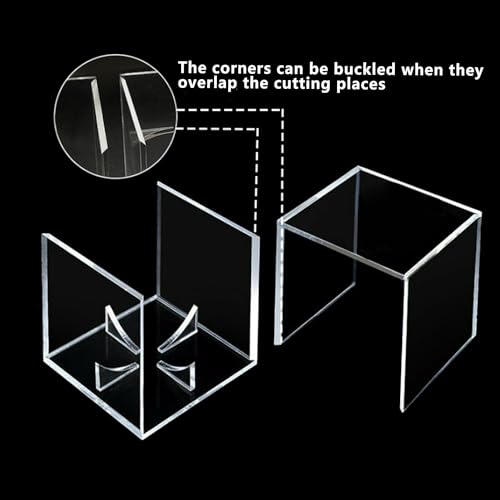 Acrylic Baseball Case for Display, UV Protected Baseball Display Cube, Autographed Baseball Clear Display Case, Baseball Display Case for Memorabilia Baseball (1 PC) - size: 1 Pc