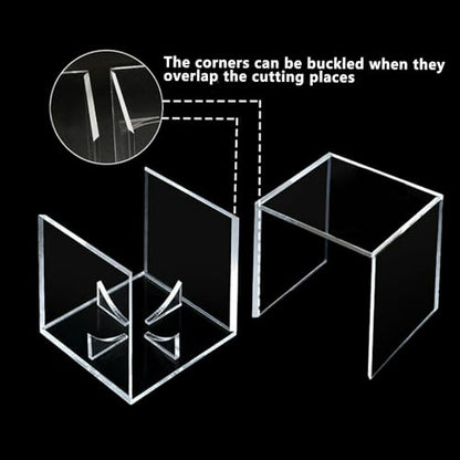 Acrylic Baseball Case for Display, UV Protected Baseball Display Cube, Autographed Baseball Clear Display Case, Baseball Display Case for Memorabilia Baseball (1 PC) - size: 1 Pc