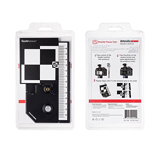 Datacolor SpyderLensCal - Optimize Your DSLR's Auto-Focus. Essential Tool for Razor-Sharp Focus and Outstanding Images