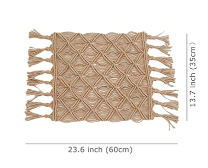Newborn Photography Props Baby Photoshoots Photo Posing Macrame Blankets Rug Backdrop (Brown) - color: Brown