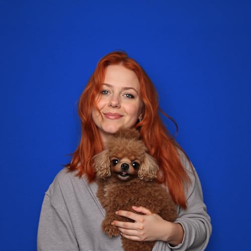 Kate Seamless Paper Backdrop Blue Paper Backdrop for Photoshoot (86''x32.8' Royal Blue) - color: Royal Blue, size: 86'' x 32.8'