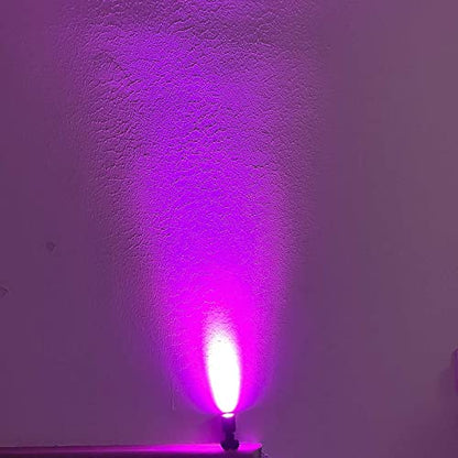 Taysing LED Mini Spotlight Indoor Picture Lights Artwork Lighting Art Lights Without Power Supply 2 Pack (Purple) - size: Purple