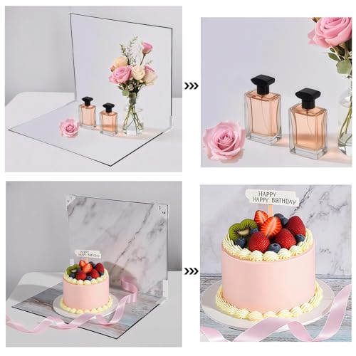 Food Photography Photo Backdrops Board: 7Pcs 12Patterns Product Background Table Top Kit - Flat Lay Props for Jewelry.(Medium Size 16.6x13.3in)… - color: textured color