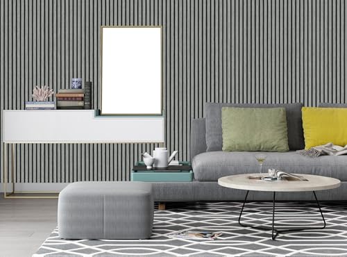 myforHD Wallpaper Peel and Stick Wood Grating Stripe Self-Adhesive Wallpaper Faux Wood Contact Paper Wood Slats Self Adhesive Wall Paper PVC Vinyl Film Removable Waterproof (Wood D, 17.3" x 118") - color: Wood D, size: 17.3" x 118.1"