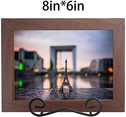 LIONWEI LIONWELI Wall Mount Plate Display Stands - 2 Pack Black Iron Easel Holders - Vertical Wall Hangers for Decorative Plates, Picture Frames, Art - size: Medium