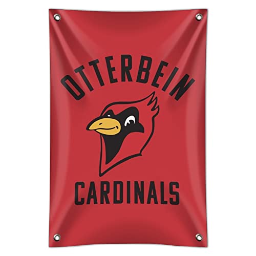 Otterbein University Cardinals Logo Home Business Office Sign - Vinyl Banner - 22" x 33" (56cm x 84cm)
