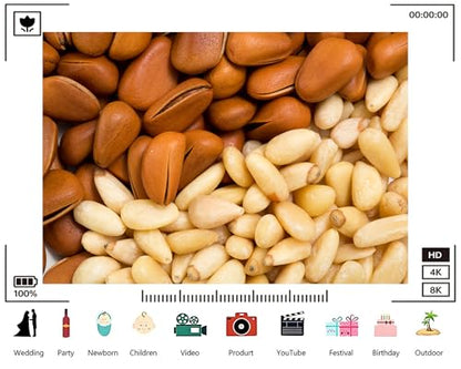 Trykid 9x6ft Pine Nuts Closeup Brown White Backdrop Natural Food Texture Photography Background Kitchen Decor Party Decoration Tapestry Photo Booth Prop Fabric - size: 9x6ft