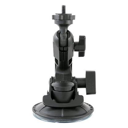 Delkin Devices Fat Gecko Mini Suction Camera Mount - Powerful Suction Cup Camera Mount for Car, Motorcycle, Desk, Window | Secure and Adjustable Action Camera Holder for Video Recording - style: Fat Gecko Single