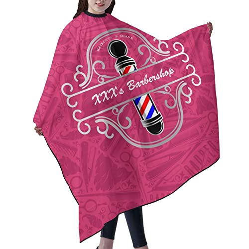 Custom Barber Cape, Personalized Haircut Salon Cape for Men - color: Barber-4