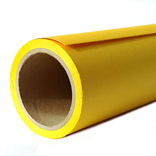 Seamless Photography Photo Backdrop Background Paper Roll for Photoshoot 53 inches Wide x 16 feet Long, Forsythia Yellow - color: Forsythia Yellow, size: 53"x16'