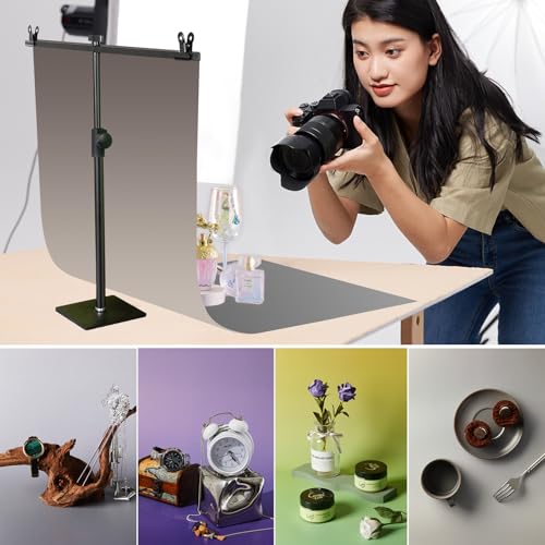 Yoocheese Photo Backdrop for Product Photography: 6pcs/12color Paper Background kit for Food Photos, Small Item Photoshoot - for Product Photographer & Content Creator (22x34inches New) - color: Gradient New 6pcs/12color