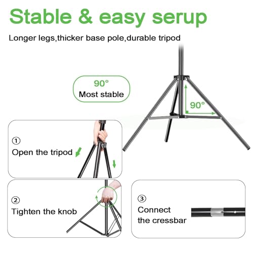 Green Screen Backdrop Kit 10x8.5ft with Tripod Stand, Chroma Key Background System for Video Shooting, Live Streaming, Photo Studio, Content Creation and Virtual Backgrounds - size: 10*8.5FT