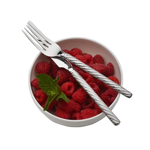 Wallace Neptune 20 Piece Stainless Steel Flatware Set, Service For 4 (Pack of 2) - size: 20-Piece Flatware Set, Service for 4 (Pack of 2), style: Neptune
