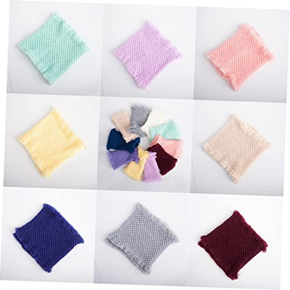 Cabilock Cotton Blanket Neutral Color Infant Photography Props Blanket Photo Prop