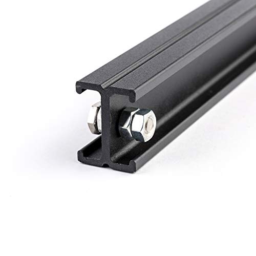 1M Single Track for Studio Ceiling Rail System Ceiling Mounting Rail System Accessories H-Shape Track (1M Single Track(Fixed Track)) - size: 1M Single Track(Fixed Track)
