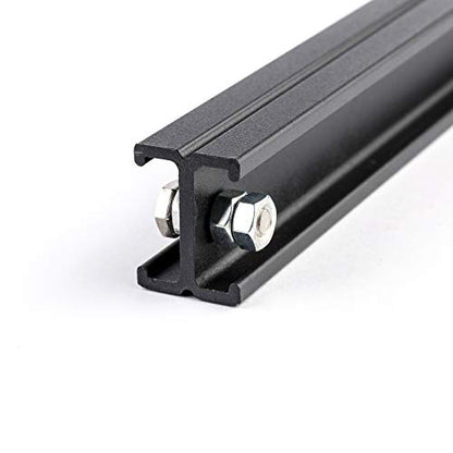 1.5M Single Track for Studio Ceiling Rail System Ceiling Mounting Rail System Accessories H-Shape Track (1.5M Single Track (Fixed Track)) - size: 1.5M Single Track (Fixed Track)