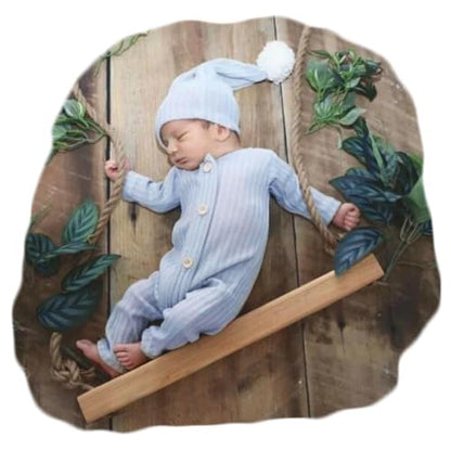 Zeroest Newborn Photography Outfits for Boy and Girl Photoshoot Props (Baby Blue 2#) - color: Baby Blue 2#