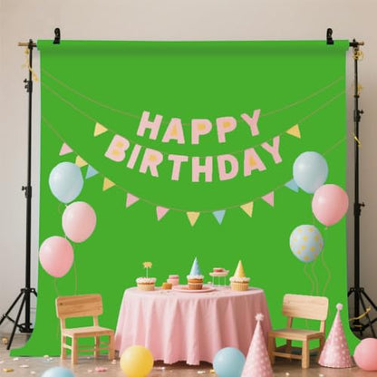 Green Screen Photo Backdrop, Chroma Key Background for Photography, Live Streaming, Zoom Video Studio, Online Courses 10x10FT - color: Green, size: 10X10 FT