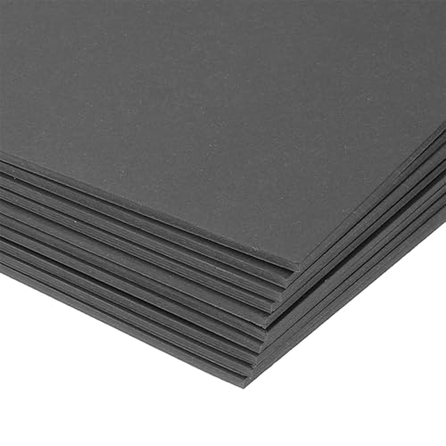 PATIKIL 7x5x0.12" Chipboard Sheets, 20Pcs 120PT Thick Book Board Binders Board Sturdy Bookbinding Supplies for Book Binding Cover, Black - color: Black, size: 7x5x0.12"