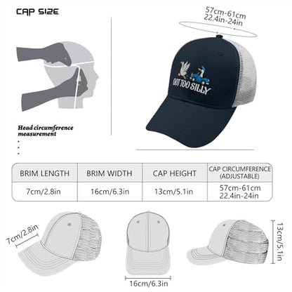 INVULNERABLE Funny Trucker Hat Embroidered Hat Baseball Cap Hats Men Funny Hats Women - color: Goose