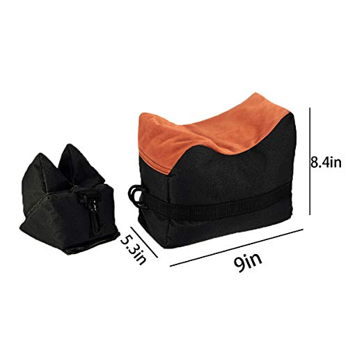 Tactical Shooting Gun Mat Outdoor Professional Waterproof Non-Slip Shooting Mat Firearm Shooting Bag Rifle Rest Bag Shooting with Front and Rear Support Sandbags - color: Khaki