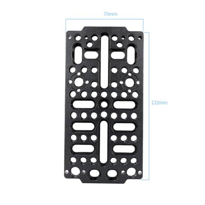 NICEYRIG Universal Cheese Plate Cinema Camera Mounting Cheeseplate Applicable for Sony FX3/FX30, BMPCC 6K Pro, URSA Mini, DSLR Cage Rig [Version 3] - 578