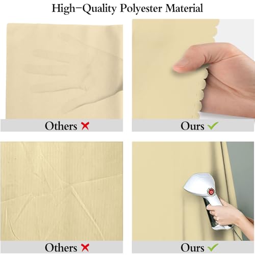 Tan Photo Backdrop for Photoshoot 5x7ft, Zoom Meeting Photography Backdrop Studio Shooting Props - color: Tan, size: 5x7ft