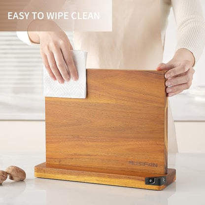 Magnetic Knife Block - Magnetic Knife Holder - Magnetic Knife Stand- Cutlery Display Stand and Storage Rack（sharpener) - style: Magnetic Knife Block ( sharpener )
