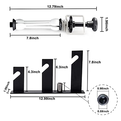 ZLY 3 Roller Wall Mounting Manual Background Support System,Photo Background Ceiling Holder,for Home Studio Live Stream Game Video, Including 2 Double Hooks, Expand Bars,3 Chains,Eight Screws