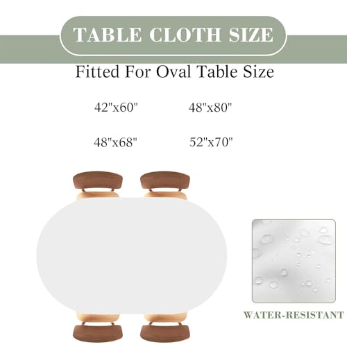 Oval Fitted Tablecloth Polyester, Dark Red Wood Texture Surface Background, Elastic Edge Cover for Kitchen Island, Patio, Card Tables and Party Use, Fits 48"x68" Oval Tables - color: Wood Texture -11, size: 48" x 68" (Oval)