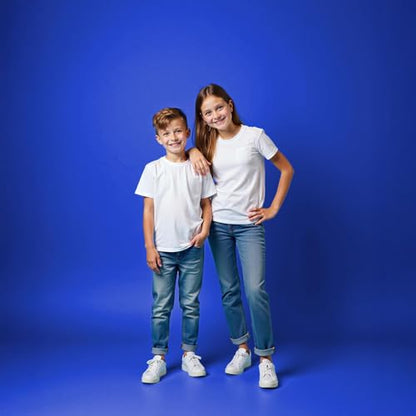Kate Seamless Paper Backdrop Blue Seamless Backdrop Paper Rolls (53''x32.8' Royal Blue) - color: Royal Blue, size: 53'' x 32.8'