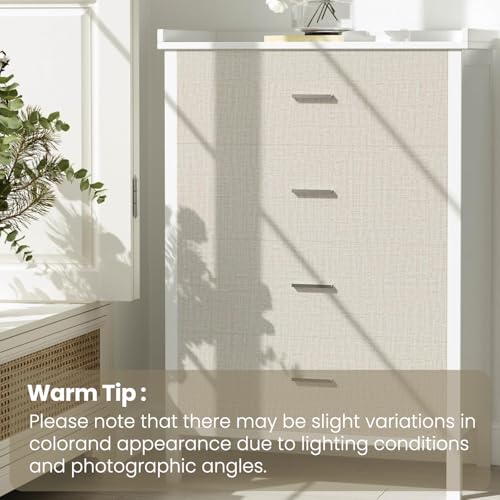TANONE Contact Paper Peel and Stick (15.8 in X 118 in), Grasscloth Wallpaper Self Adhesive Removable Wallpaper, Fabric Linen Thickened Wall Paper Decorative for Wall Cabinets Drawers Kitchen - color: Cream, size: 15.8" x 118"