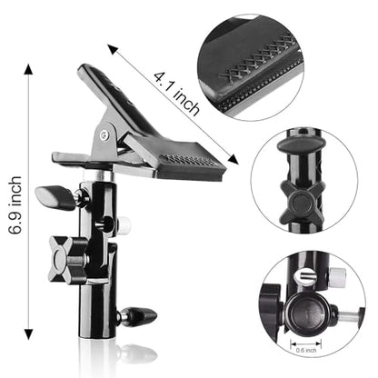 EMART 8.5FT Photography Green Screen Background Disc Reflector Light Stand with 5/8" Heavy Duty Clamp Holder, for Diffuser, Pop Up Backdrop, Photo Shooting, Video Studio, Lighting Umbrella